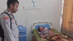 Bhabinkamtibmas Polsek Mamuju Cek Kondisi Perempuan RM dan Tiga Anaknya di Rumah Sakit