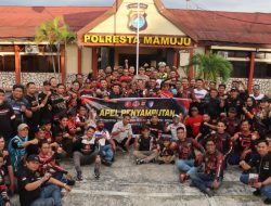 Komunitas Touring IBMI Regional Sulawesi Deklarasikan Kamseltibcar Lantas Di Polresta Mamuju