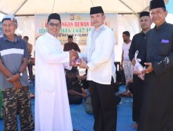 Polresta Mamuju dan Polsek Jajaran Tebar Kepedulian Melalui Daging Kurban Idul Adha 1447 H