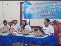 Sosialisasi Petunjuk Teknis Pelaksanaan Pemilihan Kepala Desa Antar Waktu (PAW) Tahun 2026