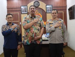 Perdana, Kajati Sulbar Sambangi Polresta Mamuju, Perkuat Sinergi Penegakan Hukum