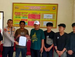 Polsek Kalumpang dan BKO Polresta Mamuju Sigap Tangani Perkelahian Antar Desa, Hasil Mediasi Sepakat Damai