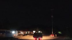 Akses Jalan Masuk Pelabuhan Bakenkeng Gelap Gulita, Puluhan Lampu Jalan Tidak Berfungsi