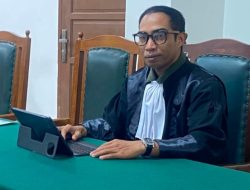Penasehat Hukum Nurwin Wasit, SH. Sidang Tipikor Pengadilan Negeri Makassar.
