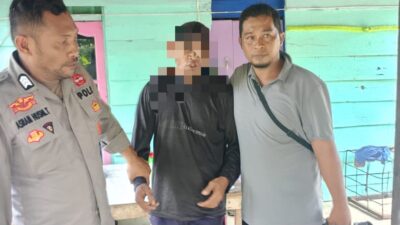 Tak Butuh Waktu Lama, Polsek Sampaga Amankan Terduga Pelaku Percobaan Pemerkosaan Anak Tiri