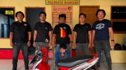 Resmob dan URC Polresta Mamuju Bekuk Terduga Curanmor, Motor hingga Laptop Korban Berhasil Diamankan