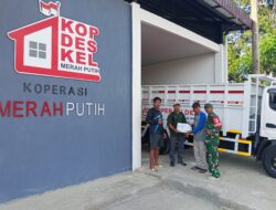 Penyerahan Mobil Koperasi Desa Bunde Disaksikan Danpos Sampaga