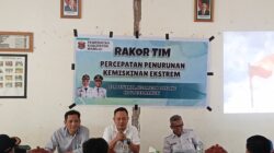 Rakor Tim Percepatan Penurunan Kemiskinan Ekstrem Digelar di Desa Batuampa