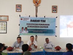 Rakor Tim Percepatan Penurunan Kemiskinan Ekstrem Digelar di Desa Batuampa