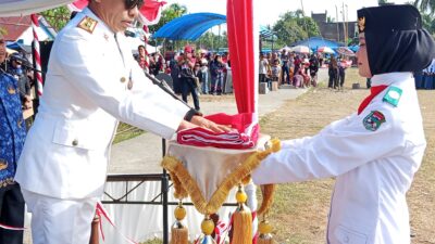 Upacara Peringatan HUT ke-81 Kemerdekaan RI Digelar di Kecamatan Sampaga